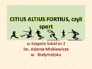 Sportowa historia szkoy. Zdjcie 1 z 51